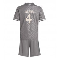 Maglia Calcio Real Madrid David Alaba #4 Terza Divisa Bambino 2024-25 Manica Corta (+ pantaloncini)